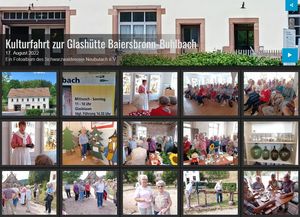 Kulturfahrt zur Glashtte Buhlbach, August 2022