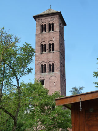 Der Eulenturm der ehemaligen Klosterkirche