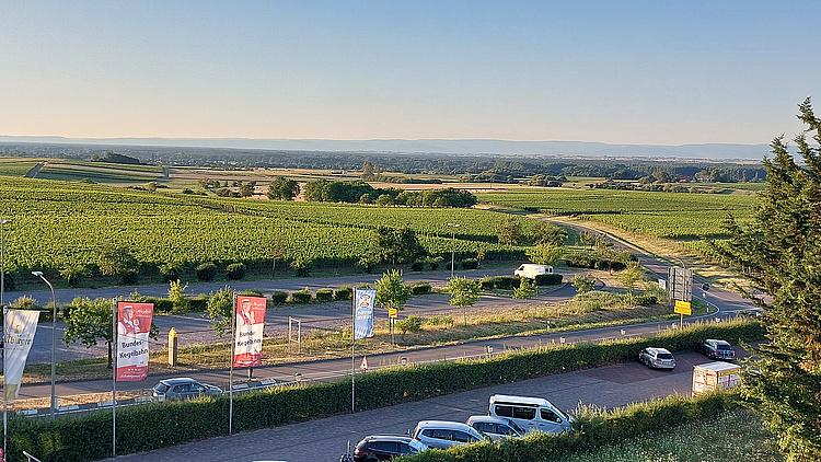 Ausblick vom Hotelzimmer Ausblick vom Hotelzimmer