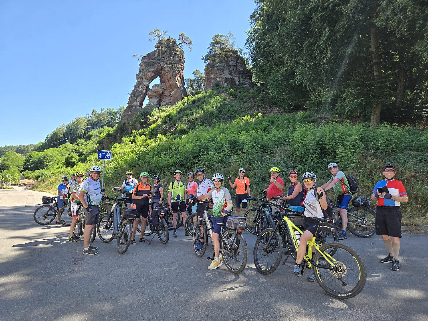 kurzer Halt auf der Tour kurzer Halt auf der Tour